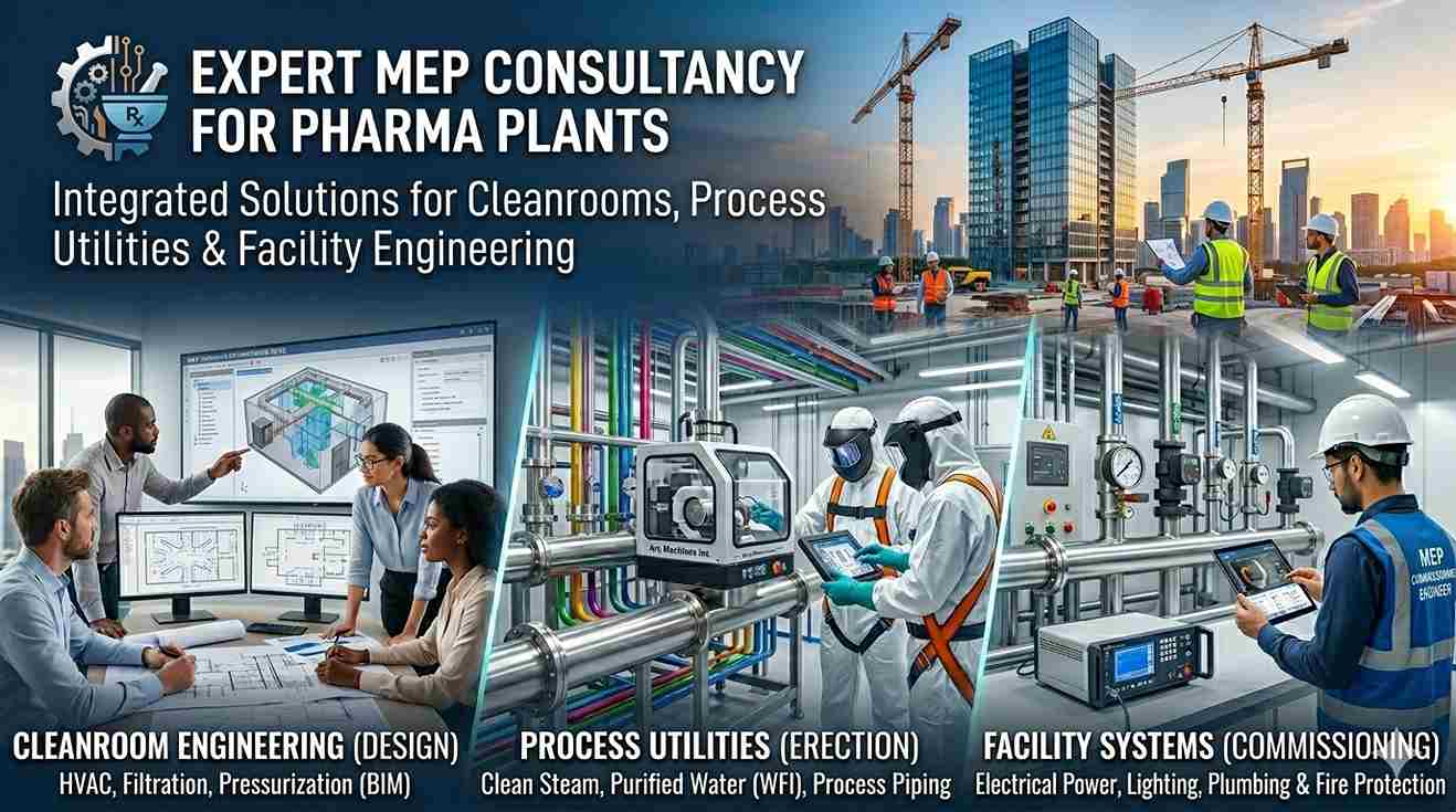 MEP Consultancy for Pharma Plants in Pune